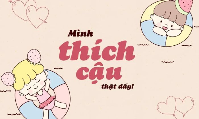 Hình nền Valentine chibi dễ thương đẹp
