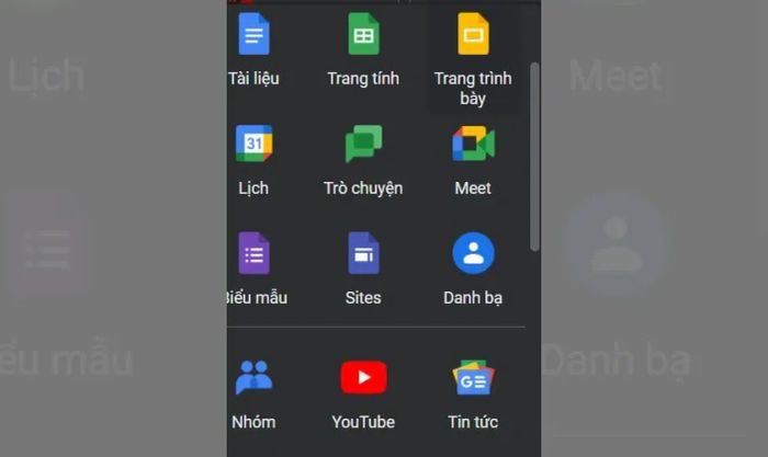 Các ứng dụng tiện ích Google cung cấp cho tài khoản Gmail của bạn