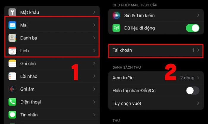 Vô hiệu hóa chế độ push mail là một phương pháp hiệu quả để tiết kiệm pin cho iPhone 6 Plus