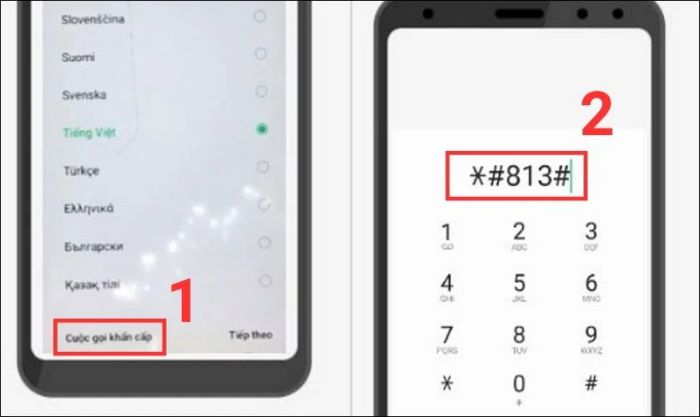 hướng dẫn unlock OPPO bằng cuộc gọi khẩn cấp