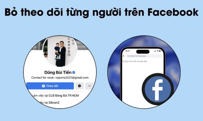 Chỉ có thể bỏ theo dõi từng người một trên Facebook