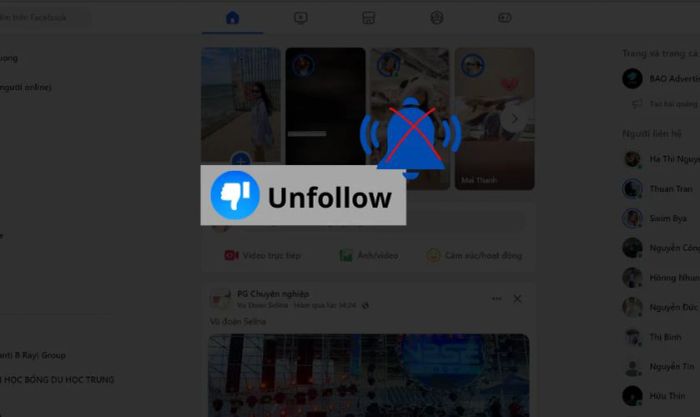 Khi bạn bỏ theo dõi ai đó trên Facebook, họ có biết không?