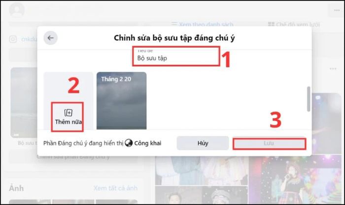 Nhấn vào Lưu để hoàn tất các thay đổi bạn đã thực hiện.