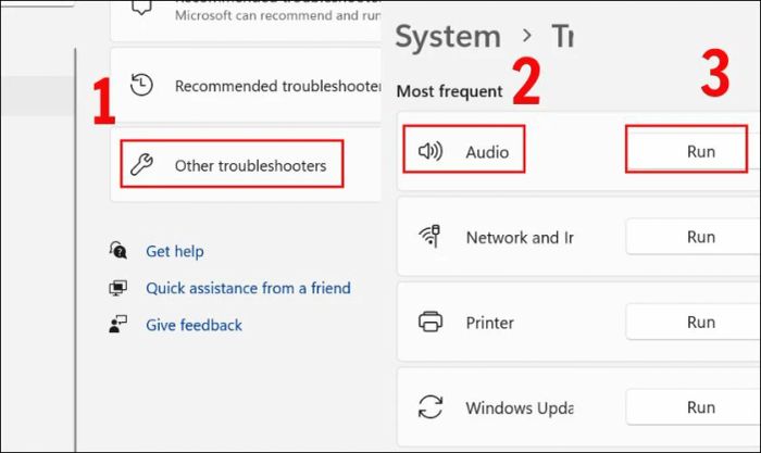 Sử dụng công cụ Windows Audio Troubleshooter