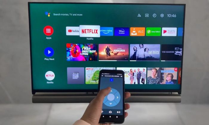 Mở tivi Samsung qua cổng hồng ngoại trên điện thoại