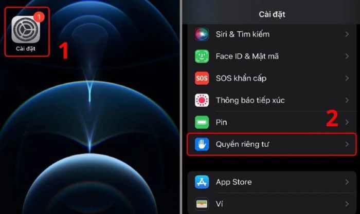 Tắt tính năng định vị trên iPhone