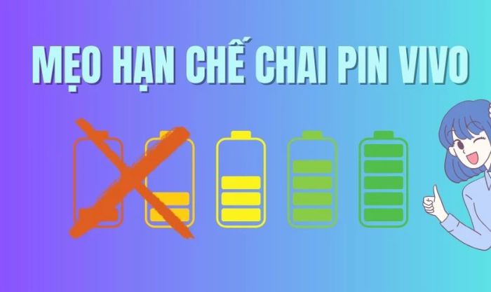 Các mẹo giúp hạn chế tình trạng chai pin trên điện thoại VIVO