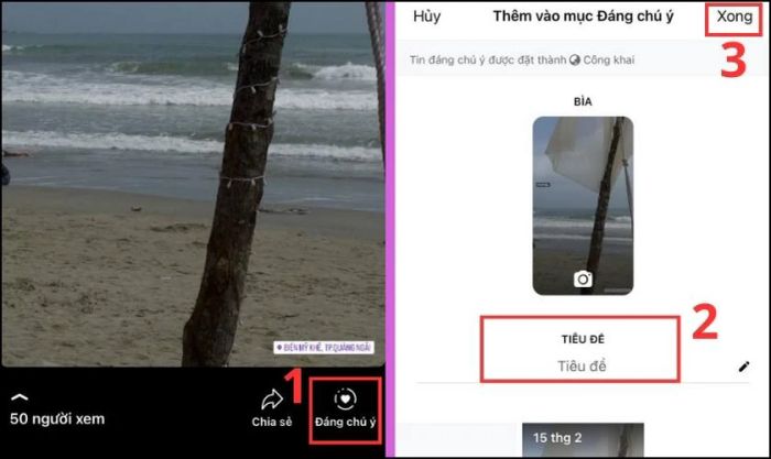 Chọn biểu tượng vòng tròn có trái tim ở góc dưới màn hình, điền tên và chọn Xong để hoàn thành.