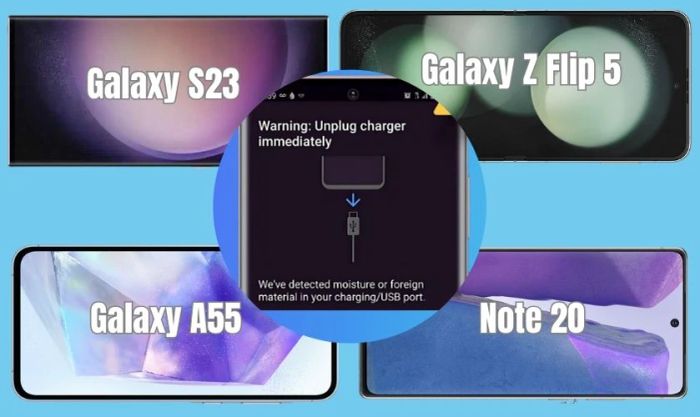 Các dòng Samsung được trang bị cảm biến độ ẩm