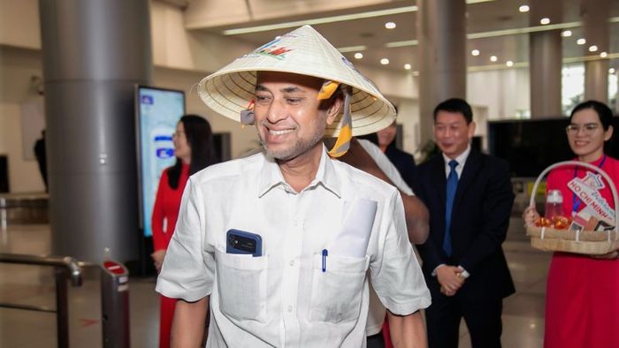 The first international visitors to Ho Chi Minh City in 2024