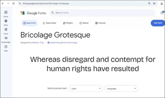 Tìm kiếm font chữ phù hợp để thêm vào PowerPoint