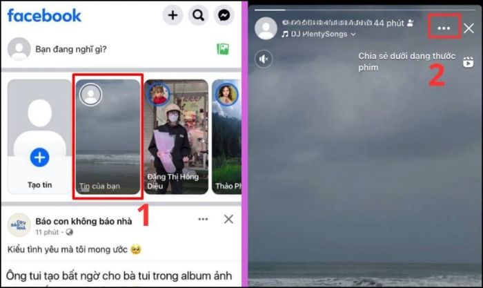 Cách thêm story hiện tại vào tin nổi bật trên Facebook
