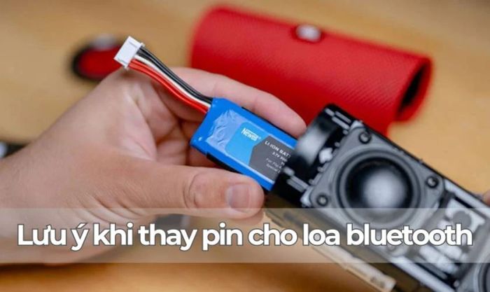 Những lưu ý quan trọng khi thay pin loa Bluetooth