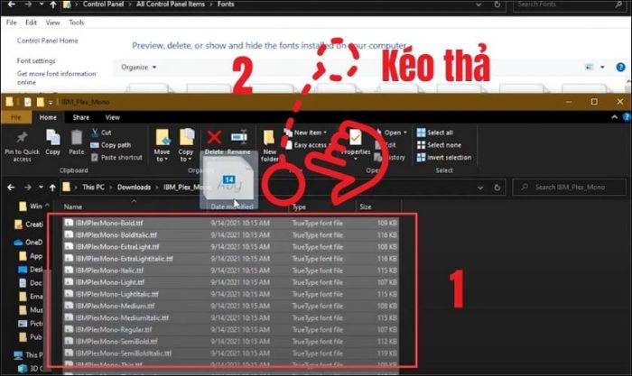 Thêm font chữ vào Word qua Control Panel một cách nhanh chóng