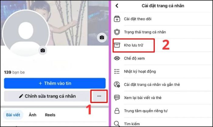 Cách thêm story cũ vào Tin nổi bật trên Facebook từ Kho lưu trữ