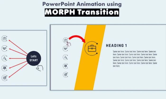 Hiệu ứng Morph trong PowerPoint là gì