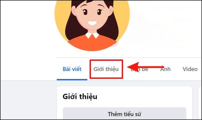 Nhấn chọn mục Giới thiệu