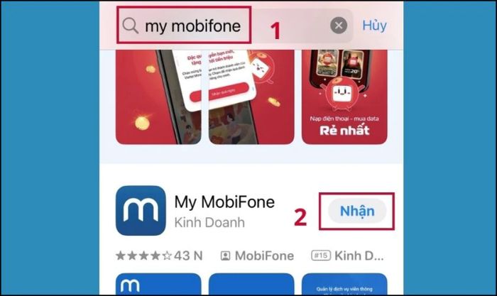 Cách kiểm tra gói cước qua ứng dụng My MobiFone