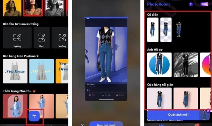 Trình xóa nền với Photoroom