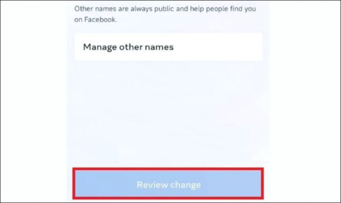 Chọn Review change để xem trước thay đổi và nhấn Save để lưu tên mới