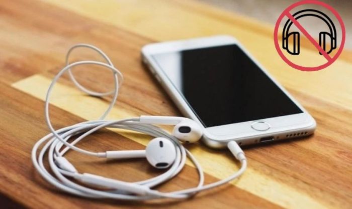 Chế độ tai nghe trên iPhone xuất hiện khi kết nối với tai nghe
