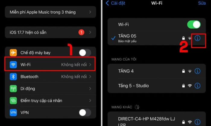 Hướng dẫn khôi phục mật khẩu Wi-Fi trên điện thoại