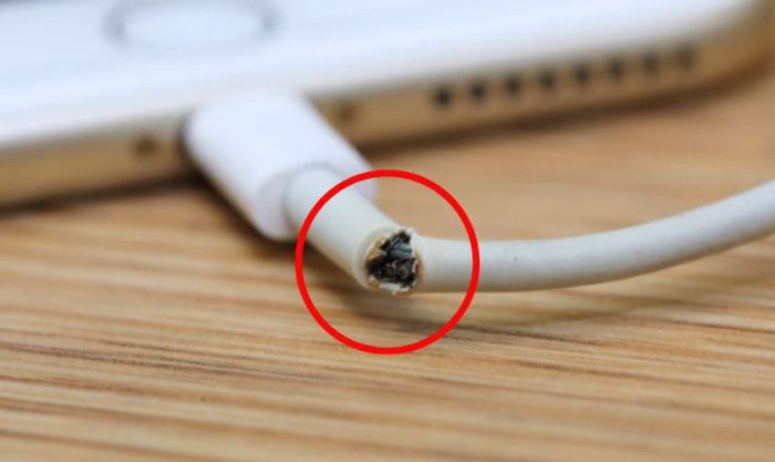 Bọc dây sạc điện thoại giúp ngăn ngừa tình trạng nứt, gãy
