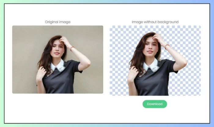 Remove Background với công nghệ AI