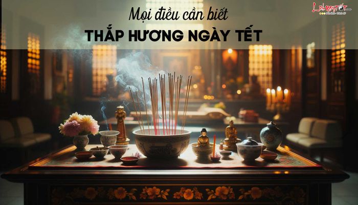 Tất tần tật những điều cần biết về việc thắp hương ngày Tết