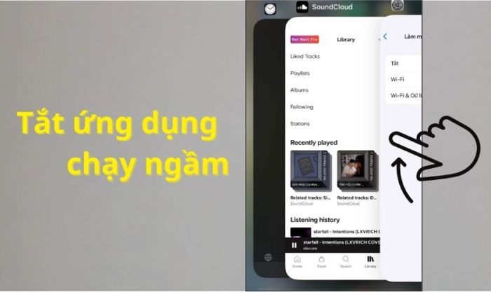 Cách đơn giản nhất để tiết kiệm pin cho iPhone iOS 16 là đóng các ứng dụng chạy ngầm