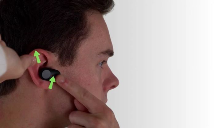 Hướng dẫn đeo tai nghe Bluetooth Earbuds