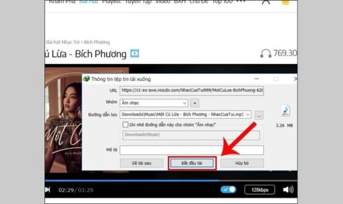 Di chuyển nhạc từ máy tính sang điện thoại thông qua cáp kết nối