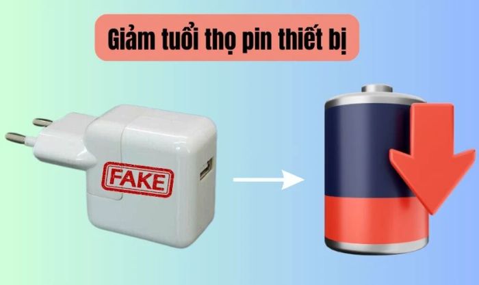 Sử dụng sạc chính hãng giúp duy trì và bảo vệ sức khỏe pin iPad