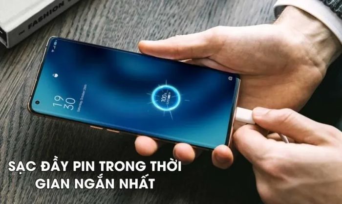 Chế độ sạc nhanh giúp giảm đáng kể thời gian sạc đầy pin trên Samsung