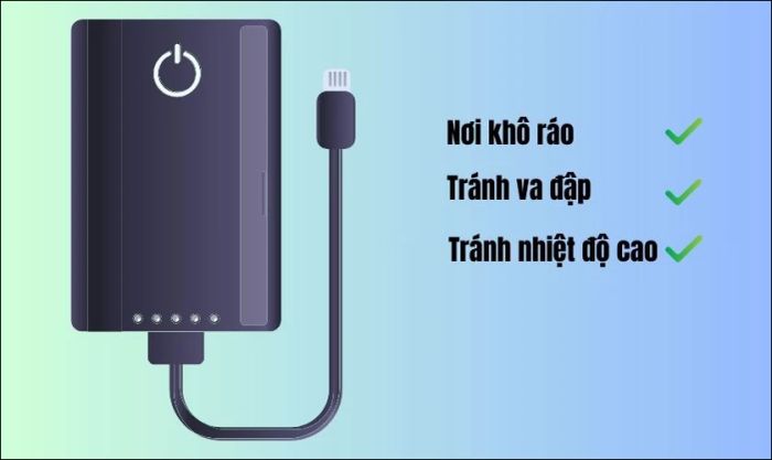 Cách bảo quản sạc dự phòng 10000 mAh
