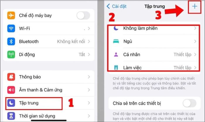 Sử dụng Focus Modes là một phương pháp hiệu quả để tiết kiệm pin trên iPhone chạy iOS 16