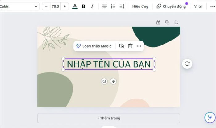 Chọn một hình ảnh làm nền cho ảnh bìa theo ý muốn của bạn