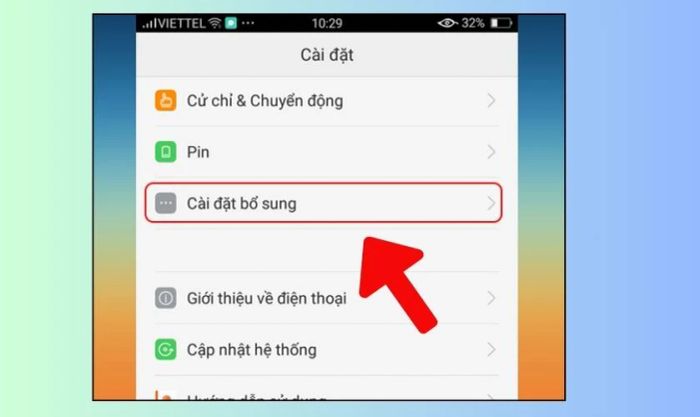 Hướng dẫn tắt nguồn điện thoại Realme qua ứng dụng