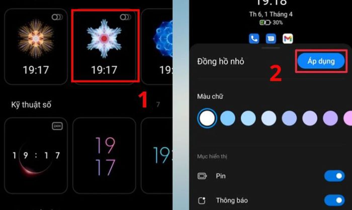 Hướngẫn kích hoạt chế độ hiển thị đồng hồ lúc màn hình tắt trên Xiaomi