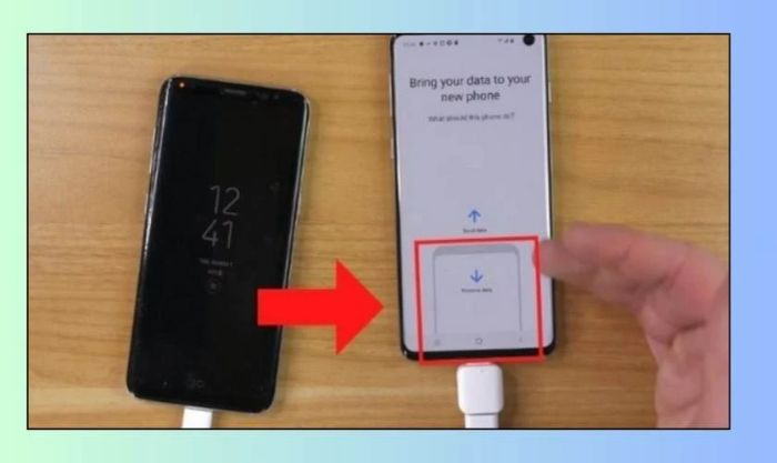 Khởi động quá trình sao chép dữ liệu