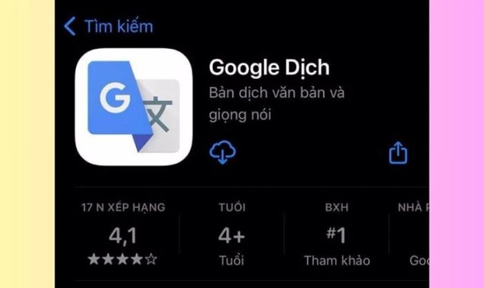 Hướng dẫn sử dụng Google Dịch qua hình ảnh trên iPhone