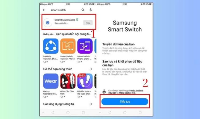 Phương pháp di chuyển dữ liệu từ Xiaomi sang Samsung