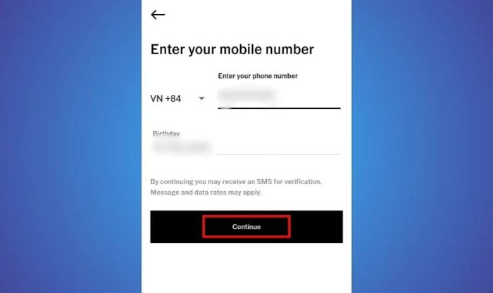 Hướng dẫn đăng nhập ứng dụng VSCO thông qua số điện thoại