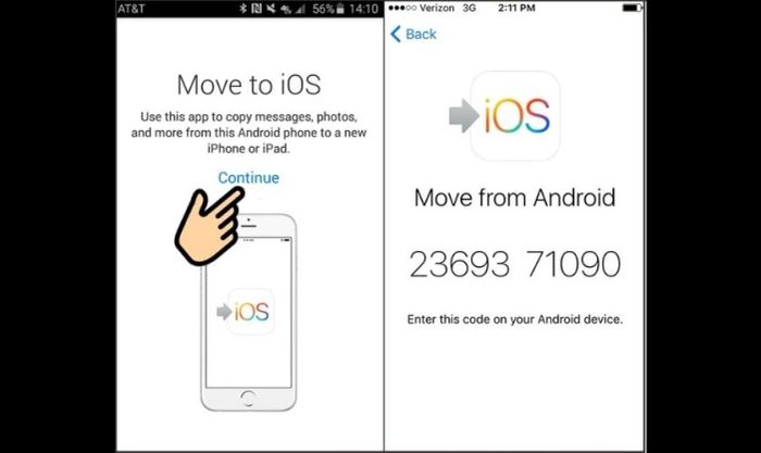 Sao chép mã số được hiển thị trên màn hình chính của iPhone