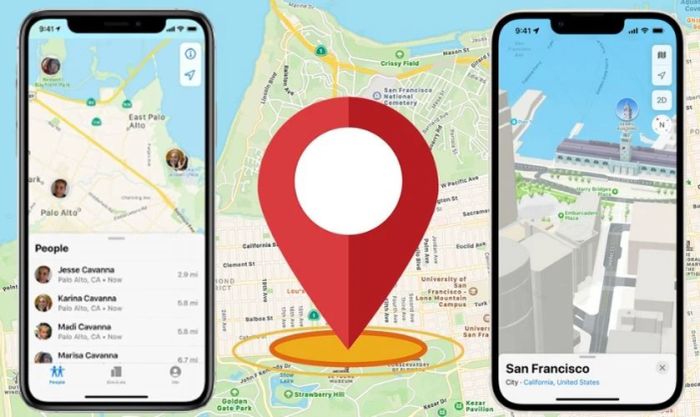 Định vị bằng Gmail hoặc iCloud miễn phí và đáng thử