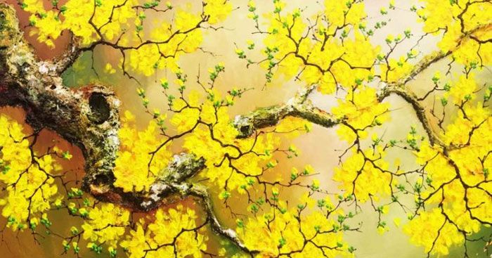 Tả cây mai ngày Tết