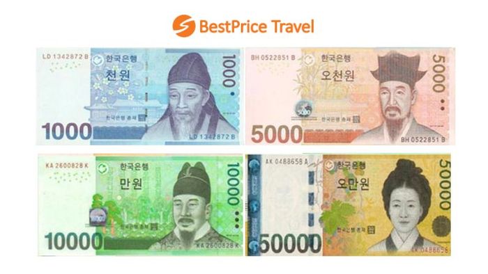 South Korean banknotes