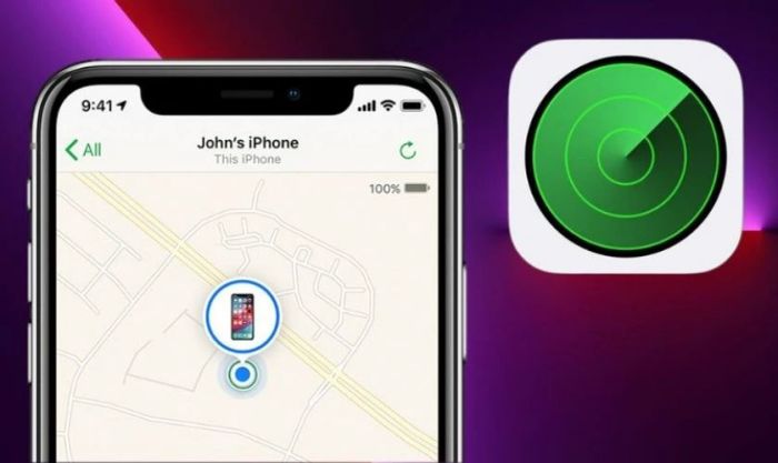 Kích hoạt Find My iPhone là phương pháp định vị điện thoại không cần phần mềm trên iPhone