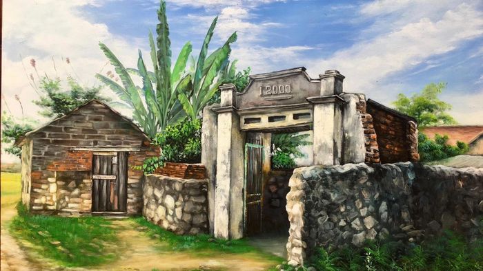 Ảnh vẽ tranh quê hương đẹp và ý nghĩa