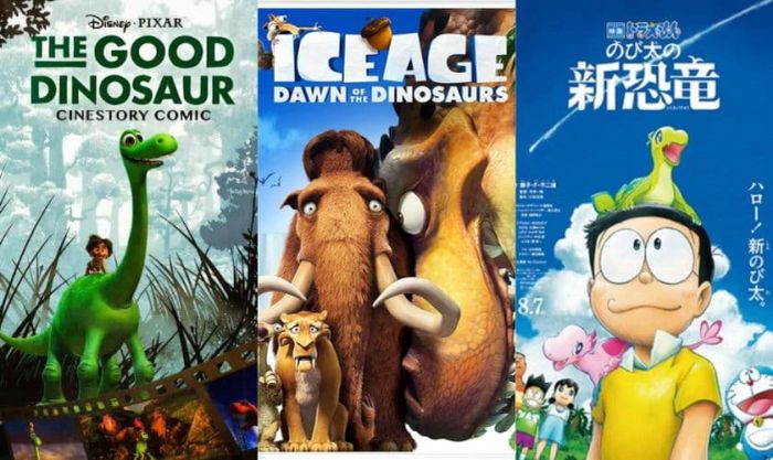 Xem phim hoạt hình khủng long nào hấp dẫn nhất